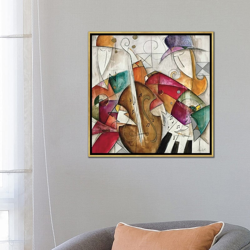 iCanvas "Jam Session II" by Eric Waugh Framed Canvas Print