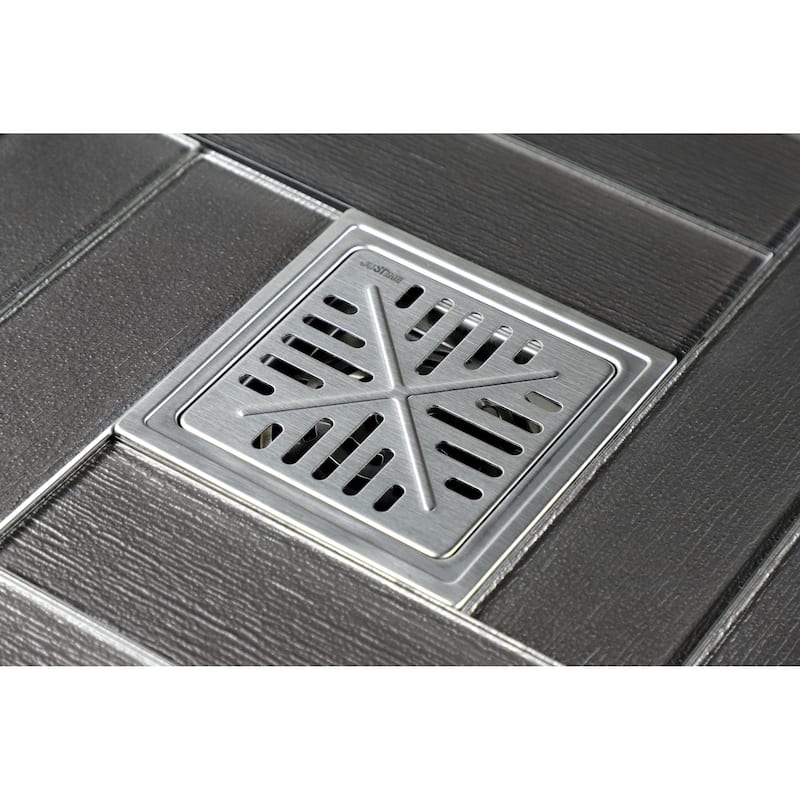 Kingston Brass BSF6605 Watercourse 6" Square Shower Drain