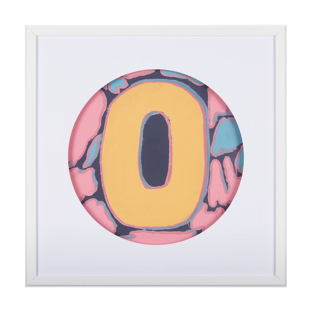 Numbers X Framed Art Print