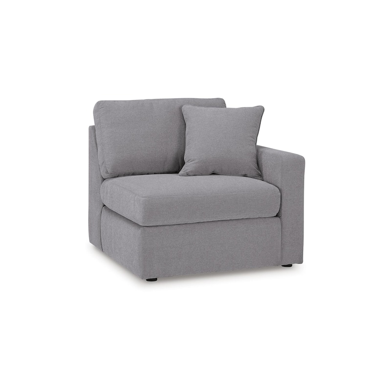 Signature Design by Ashley Modmax 4-Piece Sectional with Chaise and Audio Console - 126"W x 68"D x 36"H