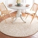 preview thumbnail 40 of 128, SAFAVIEH Handmade Jardin Fulga Wool Rug 3' Round - Ivory/Beige - Round