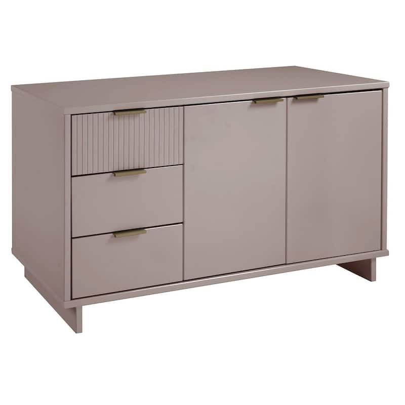 Manhattan Comfort Granville 55.07" 3 Drawer Modern Sideboard