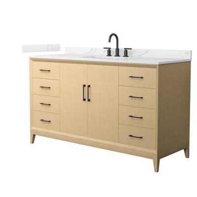 Wyndham Collection WCH7575-60S-QTZ-US3MXX Janna 60" Free Standing