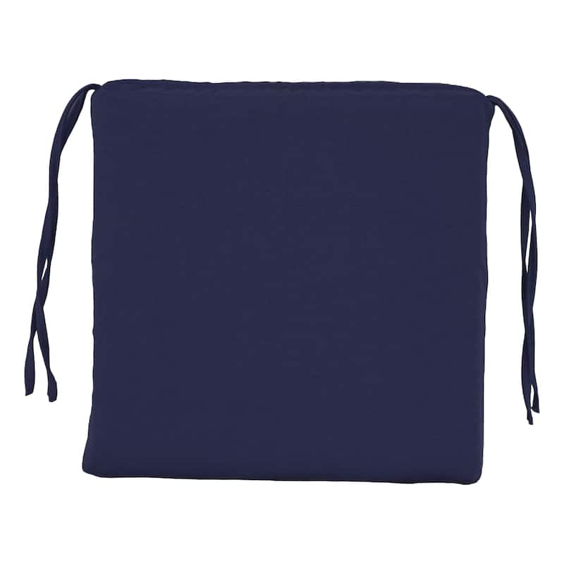 16-inch Square Indoor Twill Chair Cushions (Set of 2 or 4) - 16 x 16