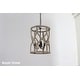 preview thumbnail 7 of 10, Modern Farmhouse 3-Light Wood Chandelier Lantern Pendant Lights for Kitchen Island Foyer