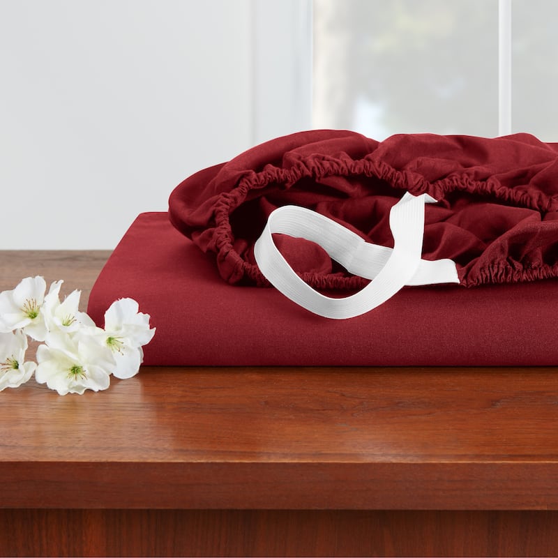 Empyrean Bedding Ultra Soft Microfiber 3 Piece Bed Sheet Set - Extra Deep Pocket Fitted Sheet with 2 Pillowcases
