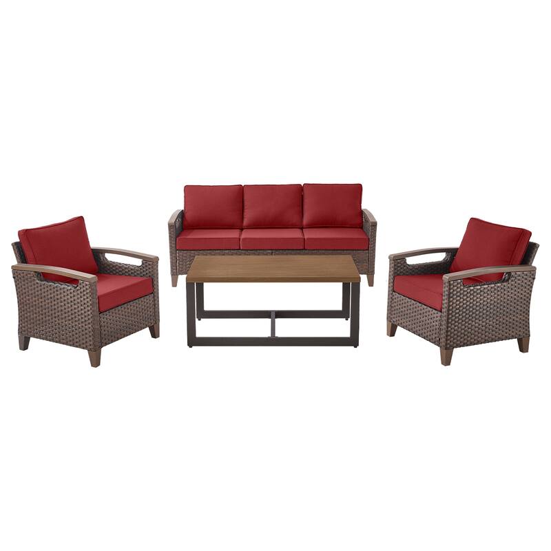Pocassy Outdoor Club Chair with Cushion Set