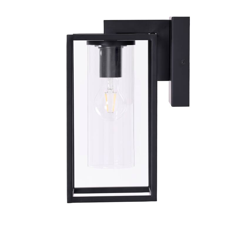Outdoor Wall Light Lantern Sconce with Glass
