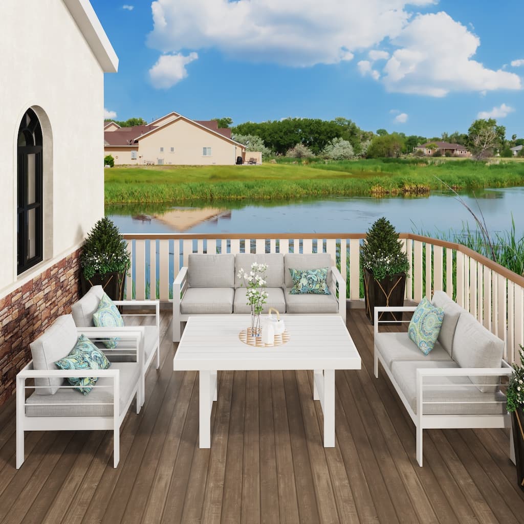 Royalcraft 5-Piece Outdoor Conversation Set with Cushions