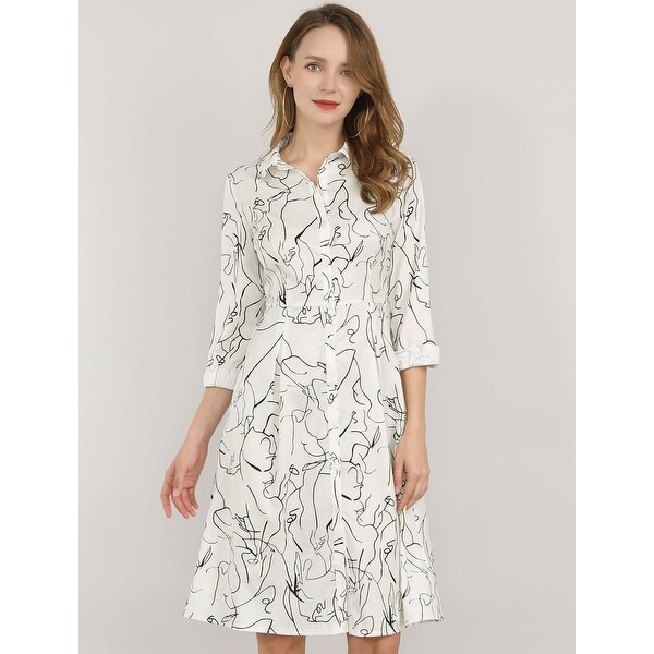 a line one piece dress