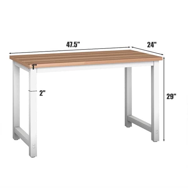 Wood Computer Desk PC Laptop Study Table Workstation Home Office Furniture