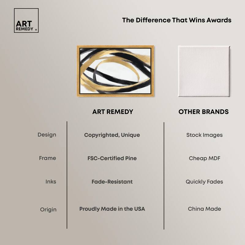Loops of Luxury II Canvas by Art Remedy