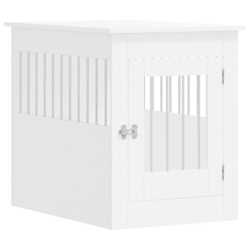 vidaXL Dog Crate with Door Doghouse Puppy Kennel Peg Cage Engineered Wood