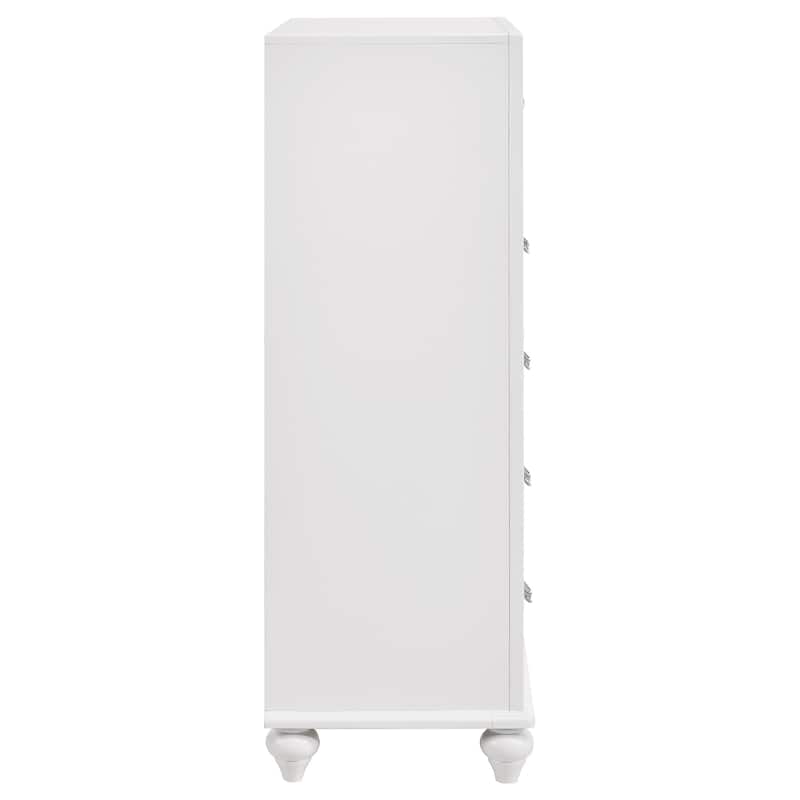 Barzini Modern Classic Wood 5-drawer Bedroom Chest