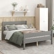 preview thumbnail 32 of 37, Contemporary Bed with Headboard and Footboard for Comfort