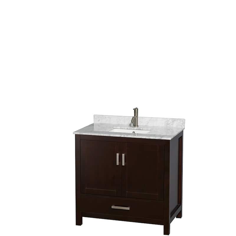 Wyndham Collection WCS141436SUNSMED Sheffield 36" Free Standing Single