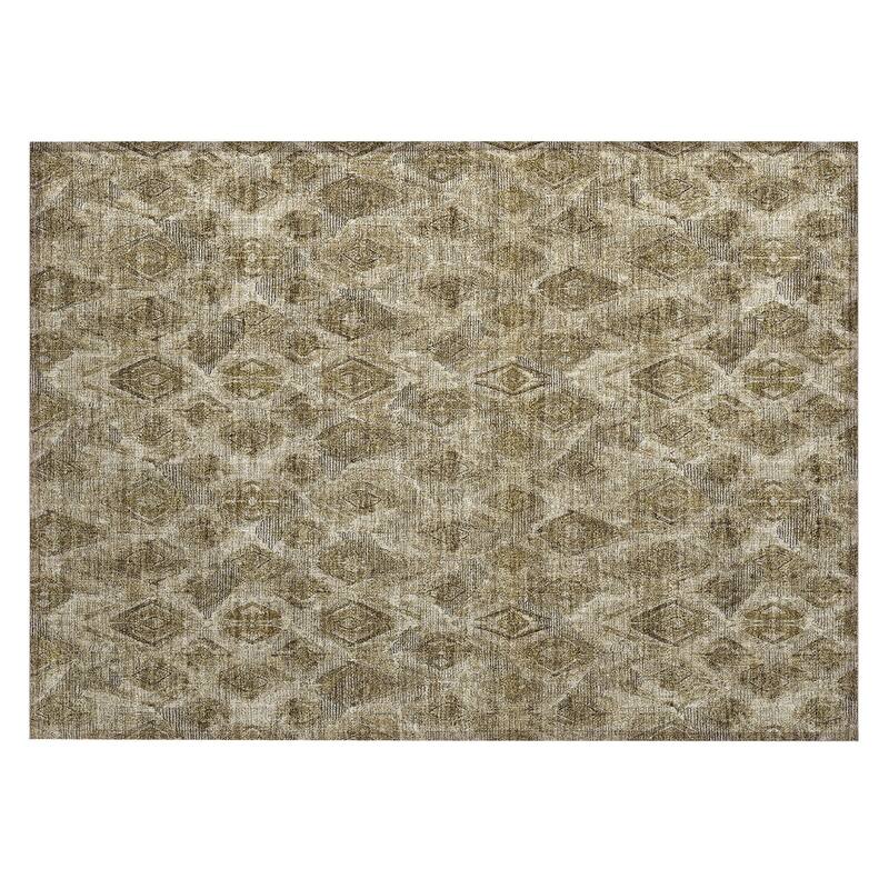 Machine Washable Indoor/ Outdoor Chantille Modern Boho Rug