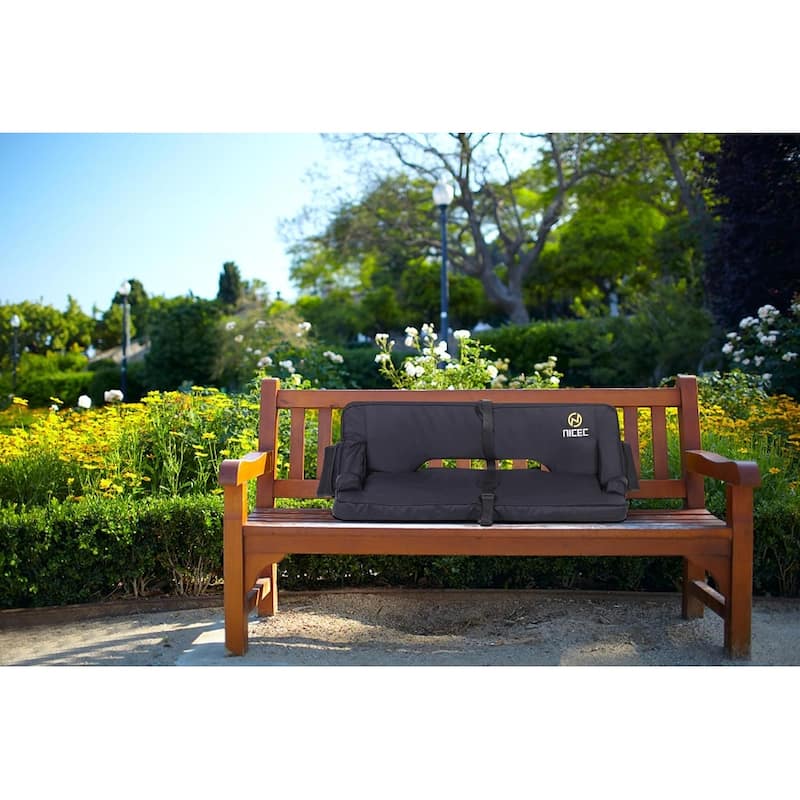 Stadium Seat with Back Support, Oversized Bleacher Seats, Stadium Chairs with Back and Cushion