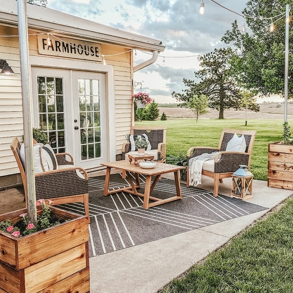 Palma outdoor rattan lounge chair shop