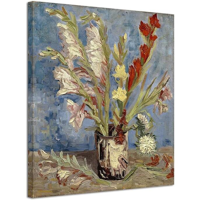 Modern Floral Giclee Canvas Prints Wall Art - 20x24