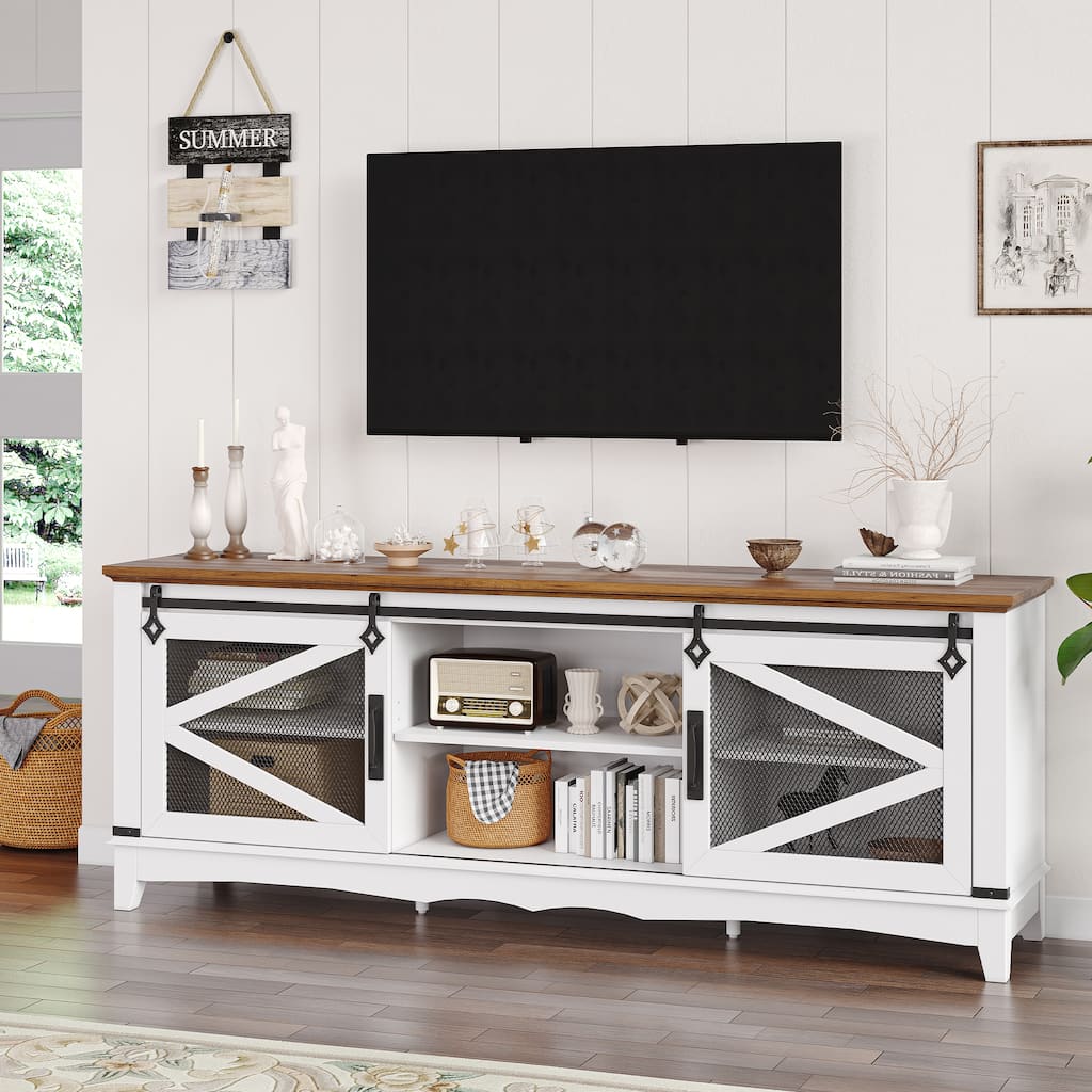 TV Stand for 65+ Inch TV Entertainment Center TV Media Console Cabinet - 59"