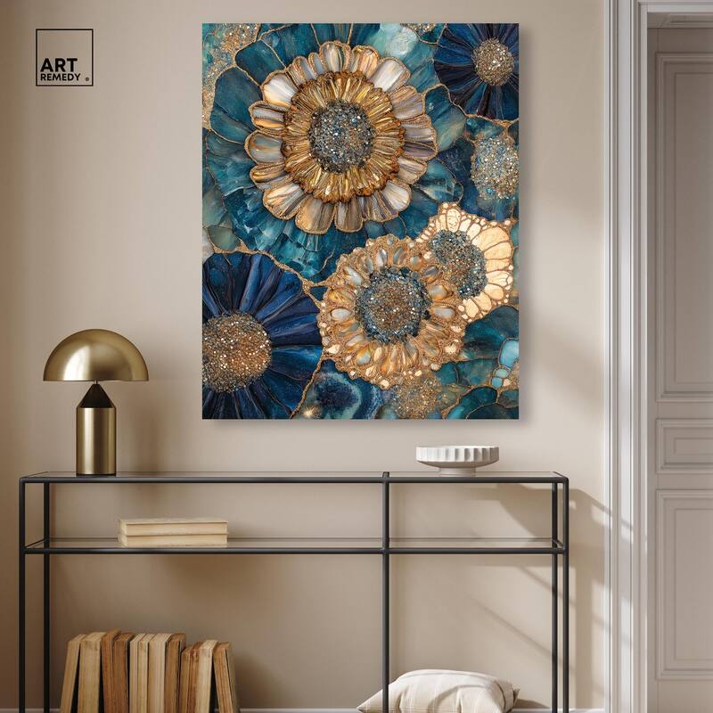 Opulent Geode I Canvas by Art Remedy, Gallery Wrapped