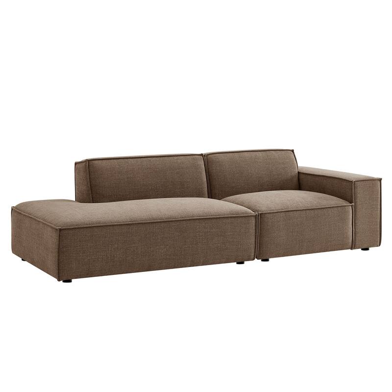 Restore 2-Piece Performance Fabric Upholstered Modular Loveseat