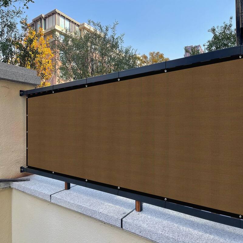 Shatex Privacy Fence Screen Heavy-Duty 90% Blockage Shade Cover Fencing Net , 3 x 50 ft