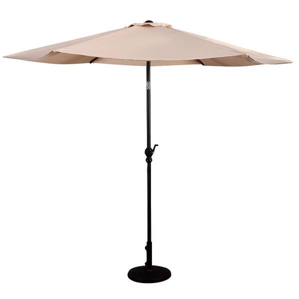 Shop Black Friday Deals On 10 Patio Umbrella With Tilt And Crank Base Not Included Overstock 28430272