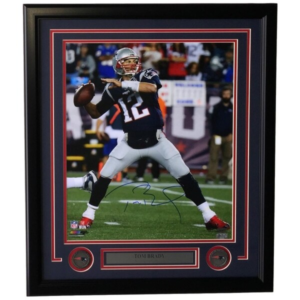 tom brady signed jersey framed
