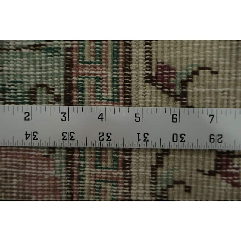 Hand Knotted Oriental 100% Wool Carpet Transitional All-Over Beige & Ivories Anatolian Area Rug - 6' 5'' X 3' 8''