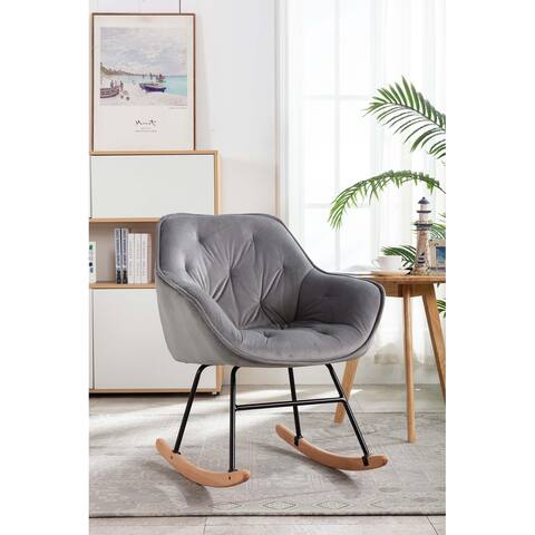 Living room rocking chair accent chair