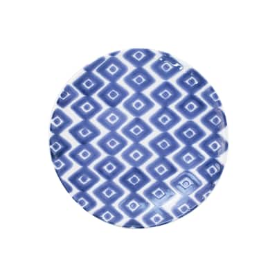 viva by VIETRI Santorini Diamond Salad Plate