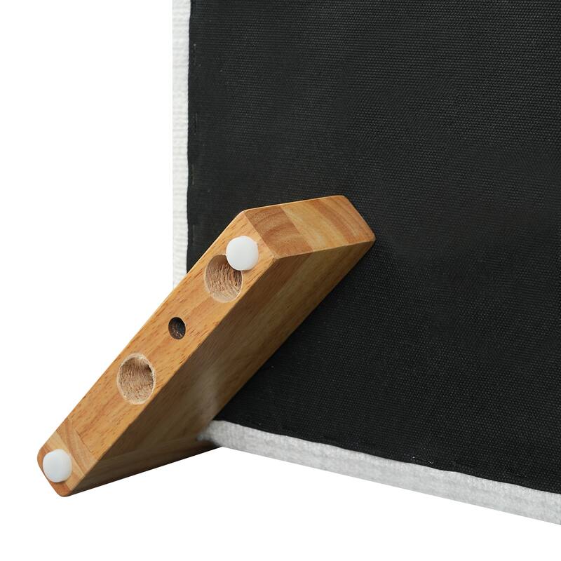 Christopher Knight Home - Arden Modern Upholstered Ottoman with Wooden Legs