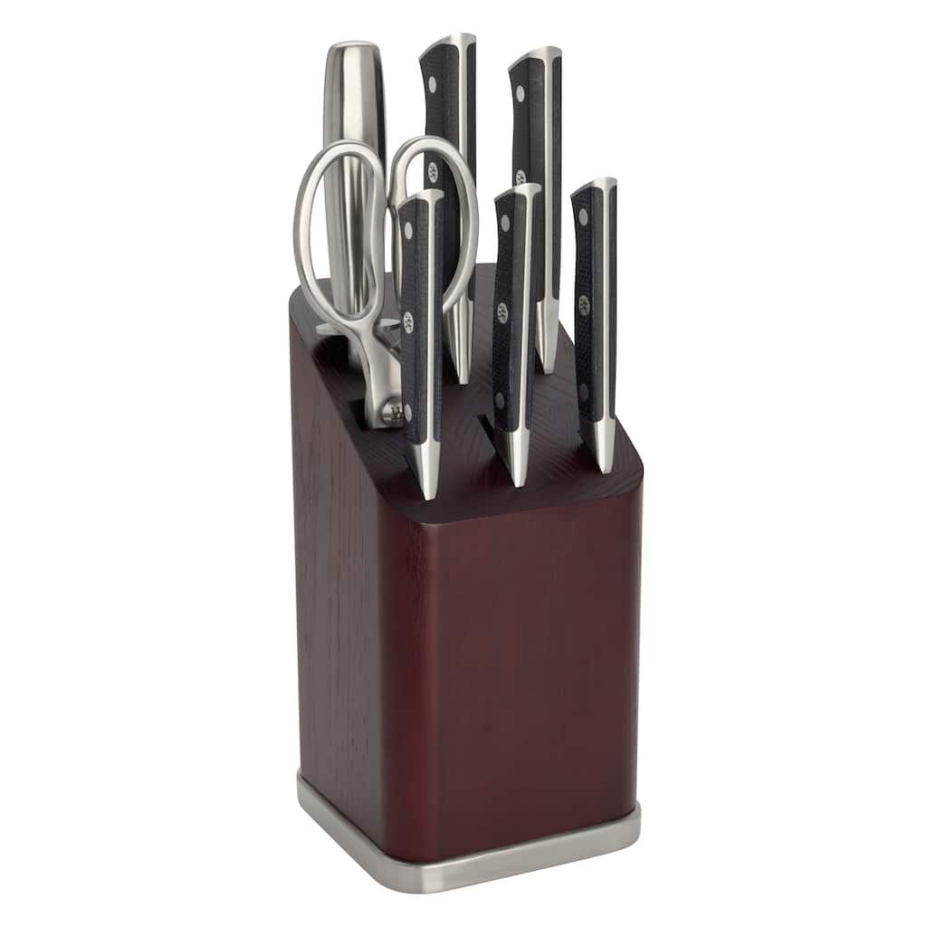 ZWILLING Spectrum 8-pc Knife Block Set - Ash