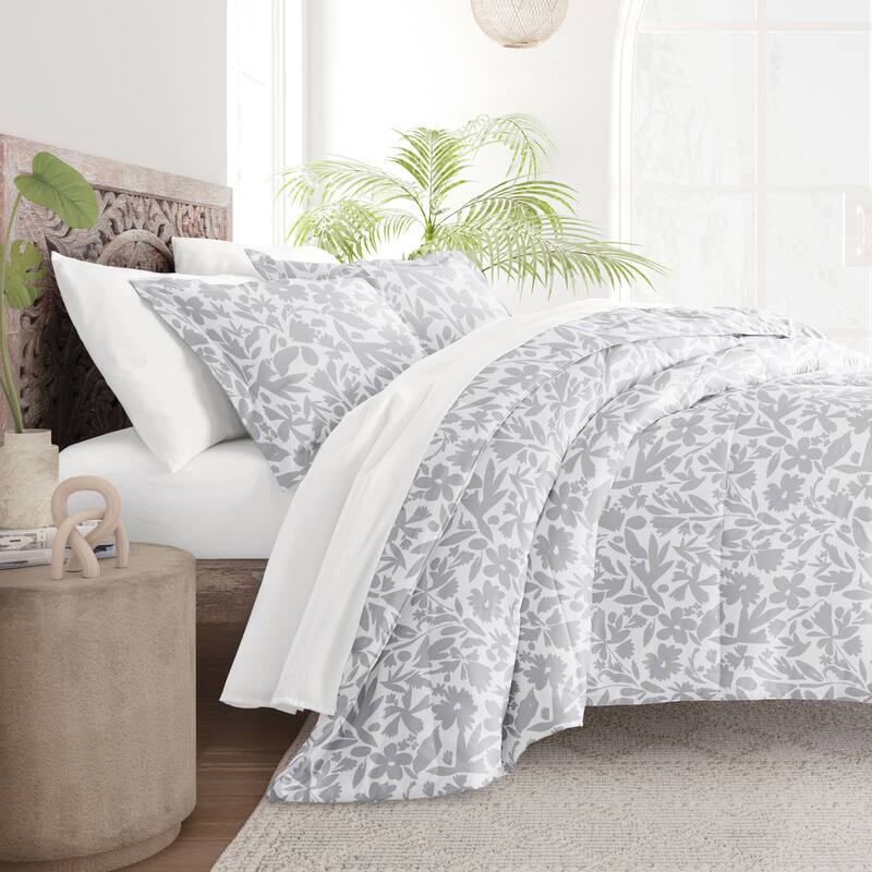 Becky Cameron Premium Abstract Garden Patterned Comforter Set