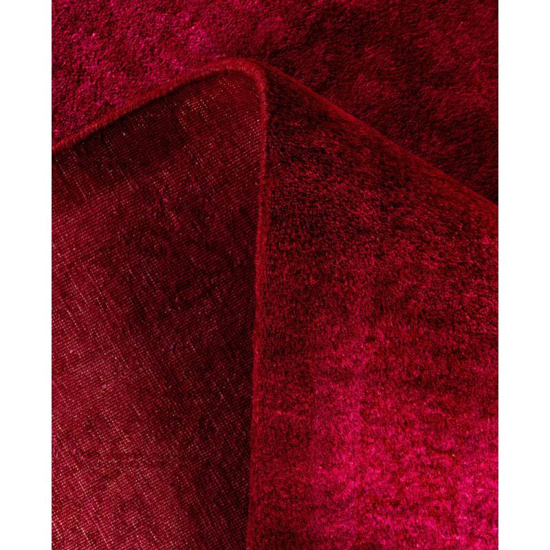 Overdyed One-of-a-Kind Hand-Knotted Area Rug - Pink - 8' 4" x 9' 10"