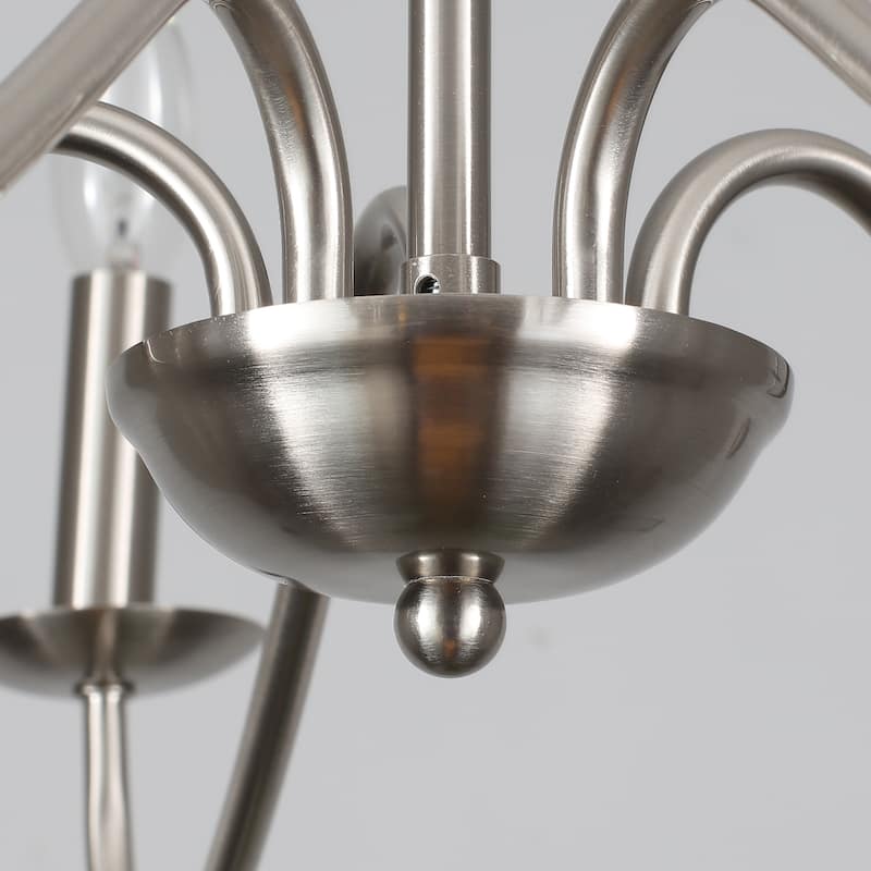 5-Light Farmhouse Chandeliers for Living Room Foyer Hallway Dining Room