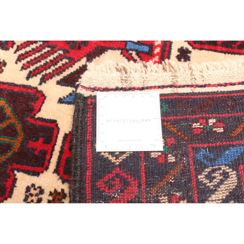 ECARPETGALLERY Hand-knotted Teimani Beige Wool Rug - 3'1 x 4'11