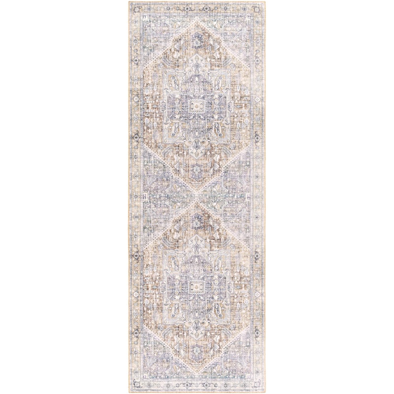 Livabliss Mitika Vintage Medallion Area Rug