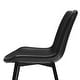 preview thumbnail 62 of 103, LUE BONA Modern Industrial Counter Stools Faux Leather Upholstered Counter Height Bar tools with Back