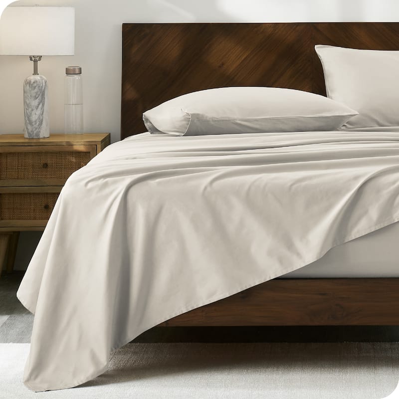 Bare Home Organic Cotton Sheet Set - Crisp Percale Weave