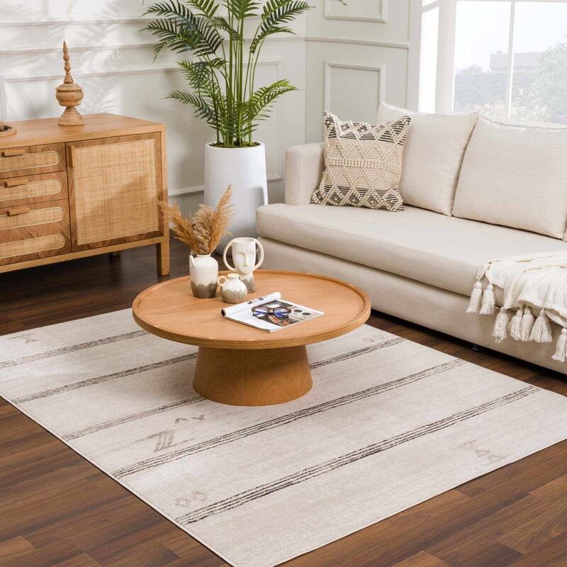 Pertek Bohemian Farmhouse Traditional Area Rug