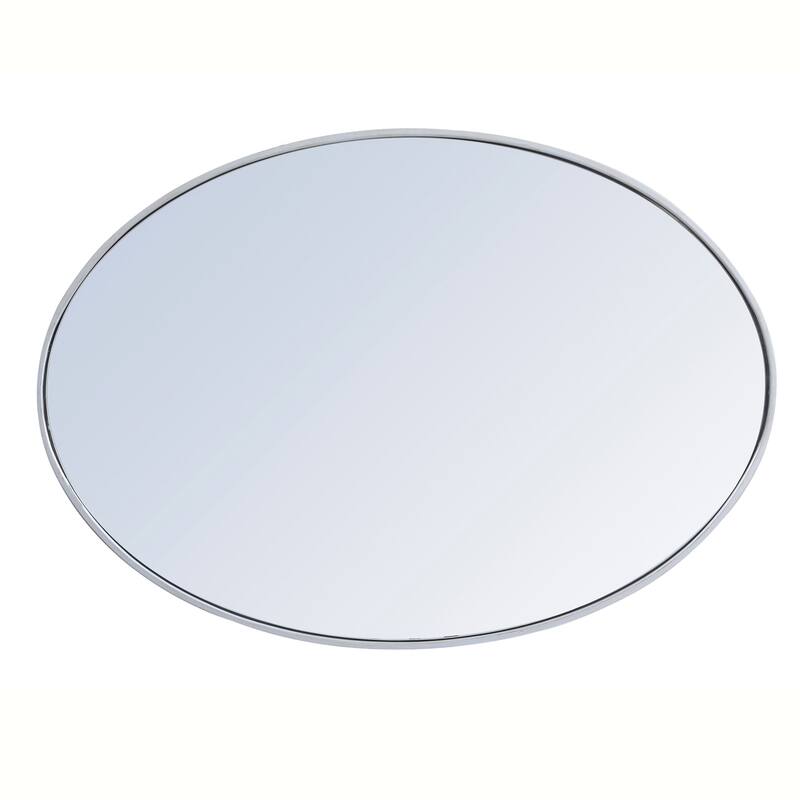 Carson Carrington Labbemala Metal Frame Oval Mirror