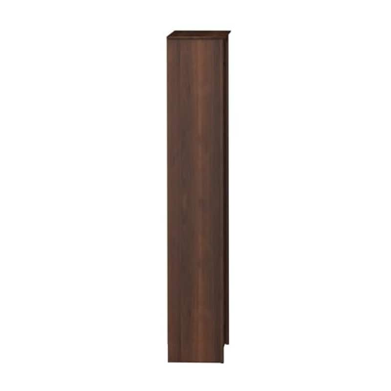 Prepac Everett Espresso Laminate Space-saving Shoe Storage Cabinet