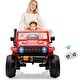 preview thumbnail 1 of 23, 2 Seater Ride On Truck, with Parent Remote Control Red