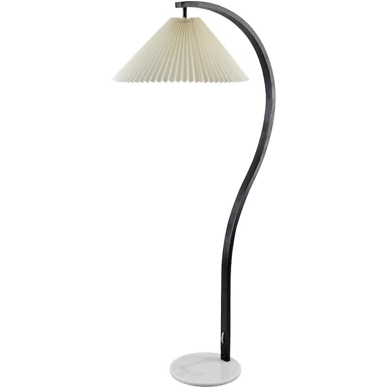 Livabliss Gumel Traditional Accent Floor Lamp - 60"H x 20"W x 20"D - Black