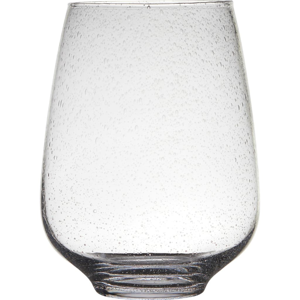 Soda Bubbles Glass Vase - 10.25" - Clear