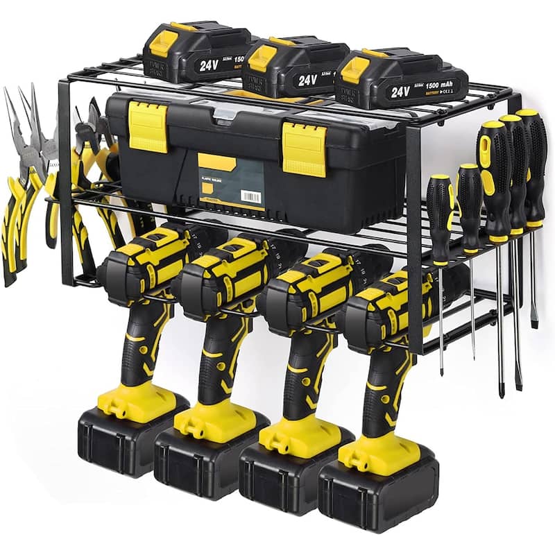 Power Tool Organizer - 1PCS - Rack - Black