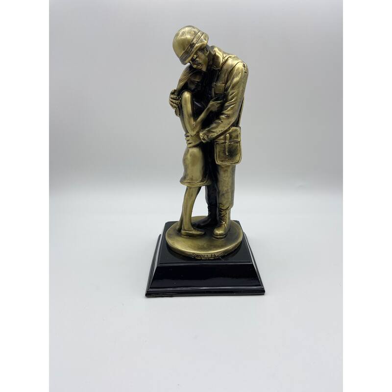 Bronze "Sweet Hug" - Military Goodbye